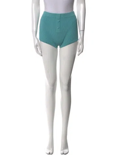 Pre-owned Live The Process Mini Shorts In Blue