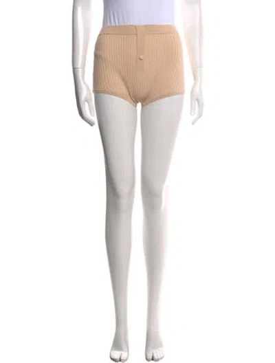 Pre-owned Live The Process Mini Shorts In Neutral