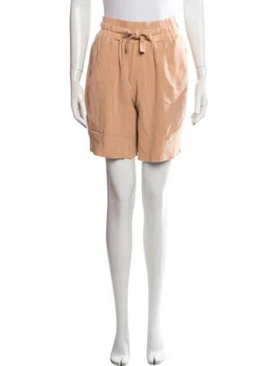 Pre-owned Live The Process Mini Shorts In Orange