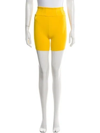 Pre-owned Live The Process Mini Shorts In Yellow