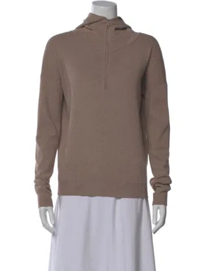 Pre-owned Live The Process Mock Neck Sweater In Neutral