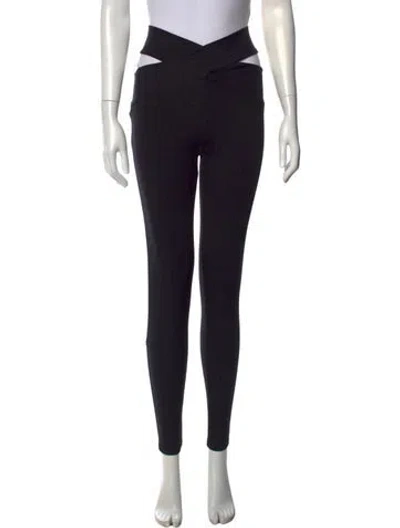 Pre-owned Live The Process Nylon Skinny Leg Pants In Black