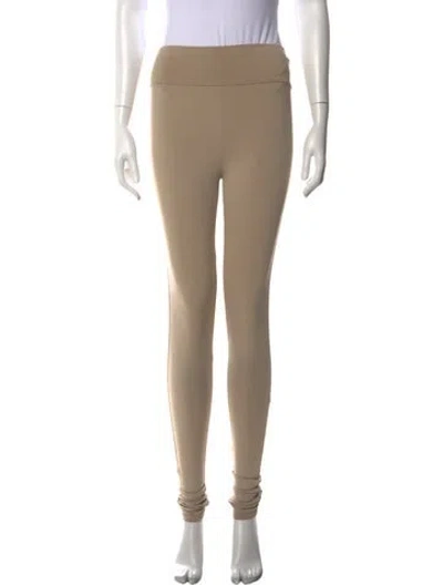 Pre-owned Live The Process Nylon Skinny Leg Pants In Neutral
