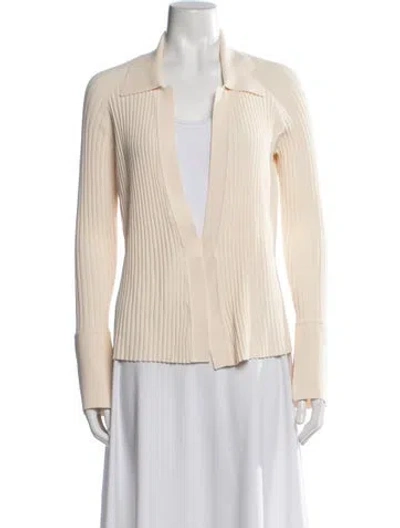 Pre-owned Live The Process Open Front Sweater In Neutrals