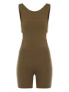 Live The Process Technical Fabric Jumpsuit For Every Silhouette In Brown