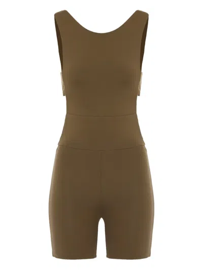 LIVE THE PROCESS ORBIT CUT-OUT PLAYSUIT