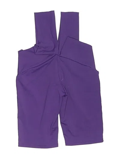 Pre-owned Live The Process Overall Shorts In Purple