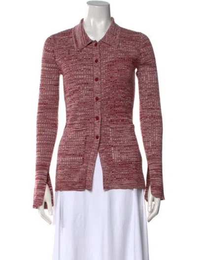 Pre-owned Live The Process Patterned Sweater In Red