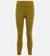 Live The Process Prism High-rise Cropped Leggings In Lily Pad
