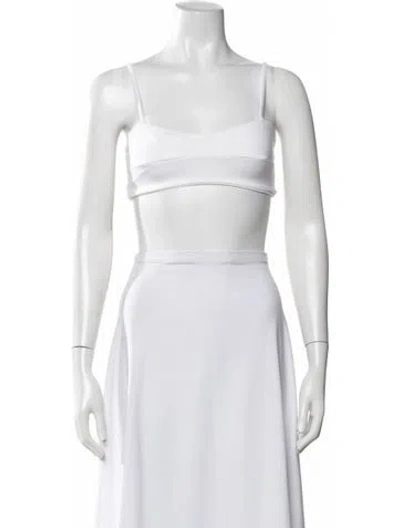 Pre-owned Live The Process Scoop Neck Sleeveless Sports Bra In Neutrals