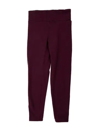 Pre-owned Live The Process Skinny Leg Pants In Burgundy
