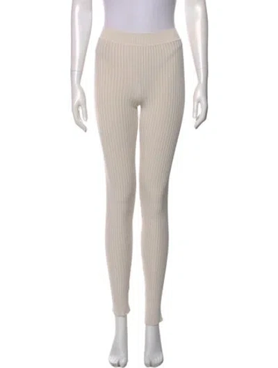 Pre-owned Live The Process Skinny Leg Pants In Neutral