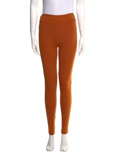 Pre-owned Live The Process Skinny Leg Pants In Orange