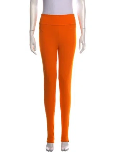 Pre-owned Live The Process Skinny Leg Pants In Orange
