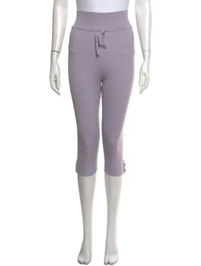 Pre-owned Live The Process Skinny Leg Pants In Purple