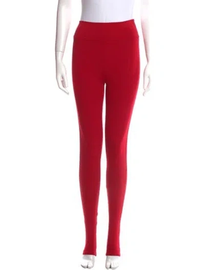 Pre-owned Live The Process Skinny Leg Pants In Red