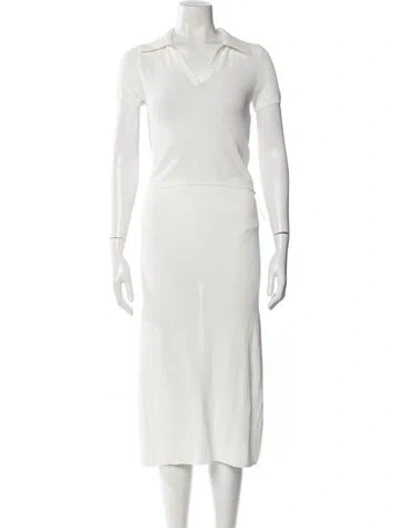 Pre-owned Live The Process Skirt Set In White