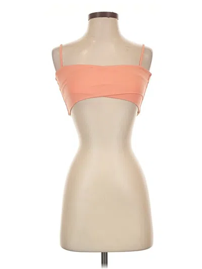 Pre-owned Live The Process Sports Bra In Orange