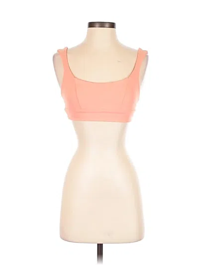 Pre-owned Live The Process Sports Bra In Orange