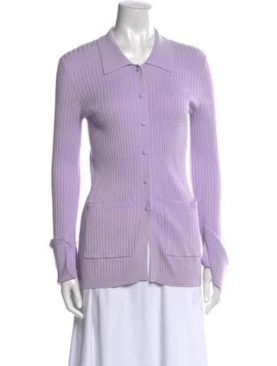 Pre-owned Live The Process Sweater In Purple