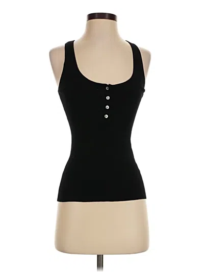 Pre-owned Live The Process Tank Top Black Strapless Neckline Tops