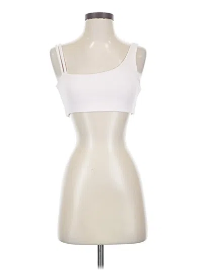 Pre-owned Live The Process Tank Top White Strapless Neckline Tops