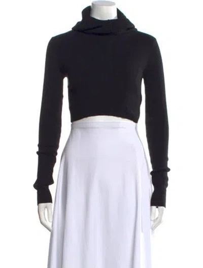 Pre-owned Live The Process Turtleneck Sweater In Black