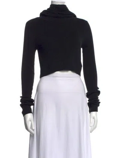 Pre-owned Live The Process Turtleneck Sweater In Black