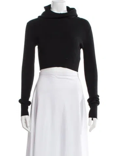 Pre-owned Live The Process Turtleneck Sweater In Black