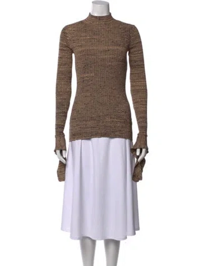 Pre-owned Live The Process Turtleneck Sweater In Neutrals