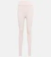 Live The Process Tuxedo High-rise Leggings In Seashell