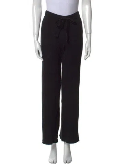 Pre-owned Live The Process Wide Leg Pants In Black
