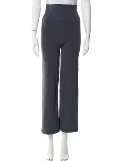 Pre-owned Live The Process Wide Leg Pants In Blue