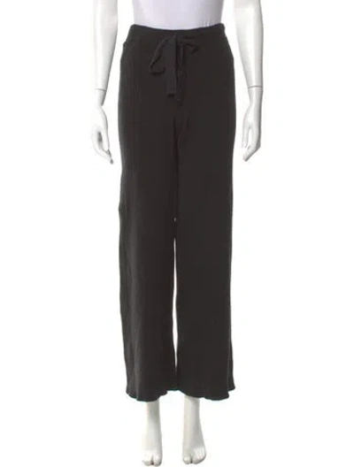 Pre-owned Live The Process Wide Leg Pants In Gray