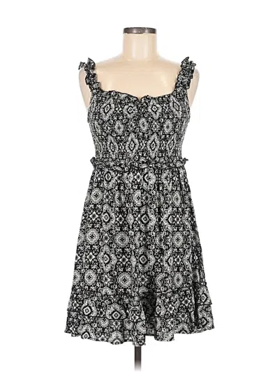 Pre-owned Live To Be Spoiled Casual Dress In Black