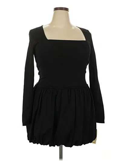 Pre-owned Live To Be Spoiled Casual Dress In Black