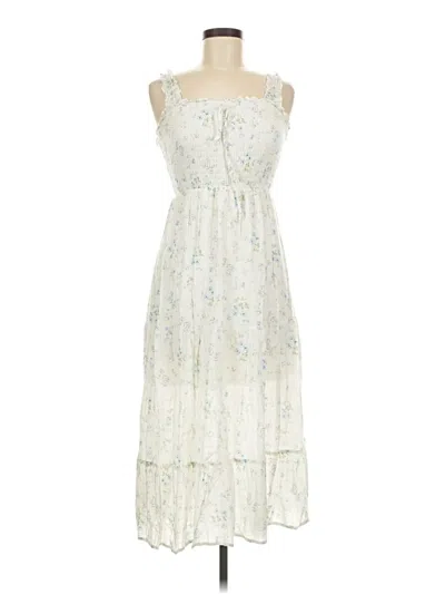 Pre-owned Live To Be Spoiled Casual Dress In Ivory
