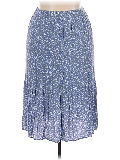 Pre-owned Live To Be Spoiled Casual Skirt In Blue