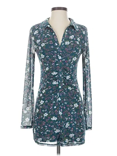 Pre-owned Live To Be Spoiled Cocktail Dress In Blue