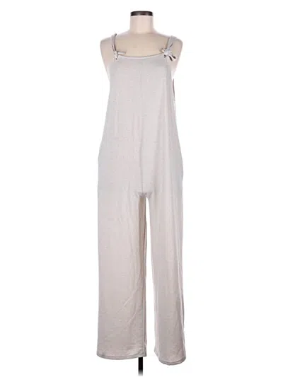 Pre-owned Live To Be Spoiled Jumpsuit In Gray