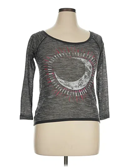 Pre-owned Live To Be Spoiled Pullover Sweater In Gray