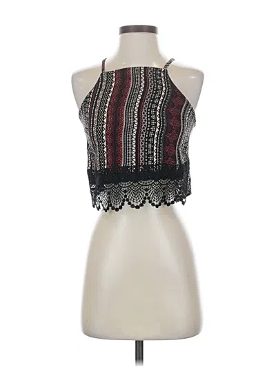 Pre-owned Live To Be Spoiled Sleeveless Blouse In Black