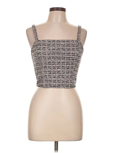 Pre-owned Live To Be Spoiled Sleeveless Top Pink Square Neckline Tops