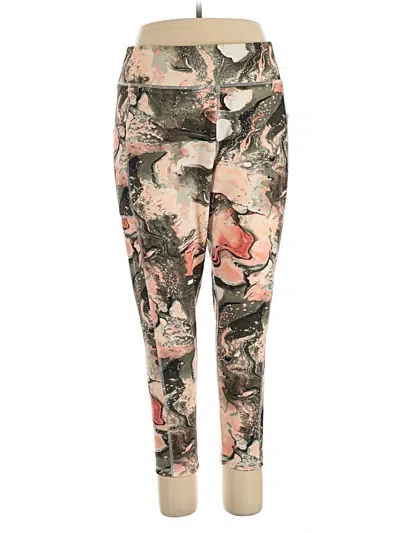 Pre-owned Live Well Active Active Pants In Gold