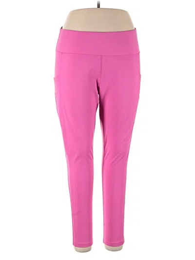 Pre-owned Live Well Active Active Pants In Pink
