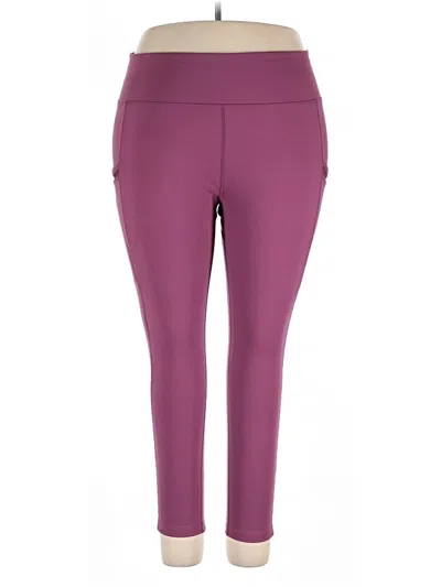 Pre-owned Live Well Active Active Pants In Purple