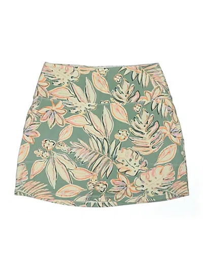 Pre-owned Live Well Active Skort In Green