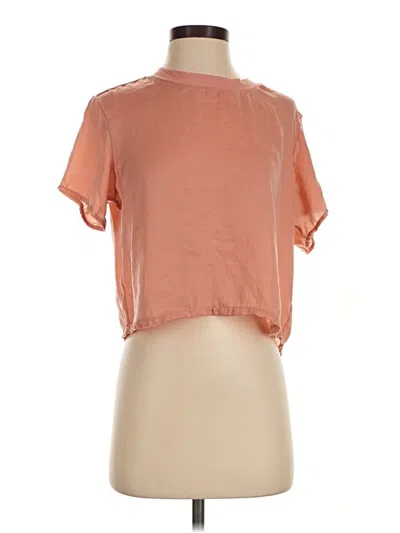 Pre-owned Lively Short Sleeve T-shirt In Orange
