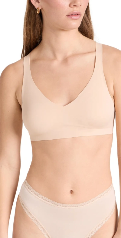 Lively The Sleek Crossback Bralette Toasted Almond