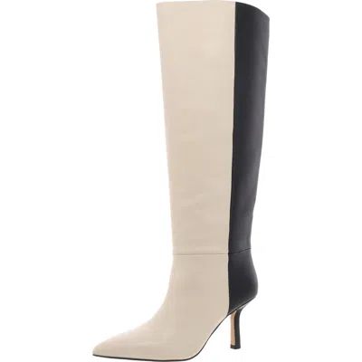 Liverpool Bryn Womens Two Tone Leather Knee-high Boots In Multi
